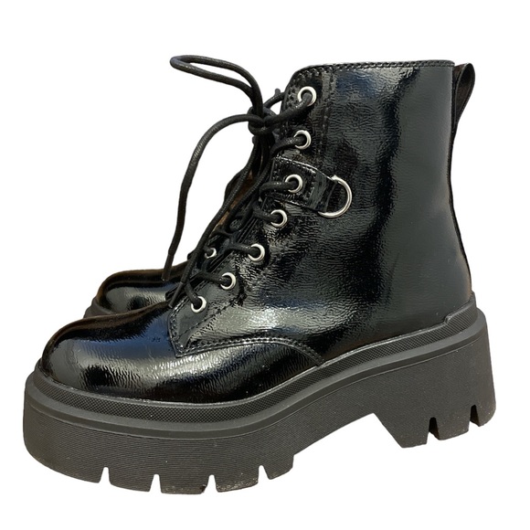 Chunky style Combat Boots New - Picture 2 of 6